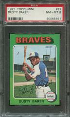 Dusty Baker Baseball Cards 1975 Topps Mini Prices