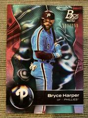 Bryce Harper [Aqua Ice] Baseball Cards 2023 Bowman Platinum Prices