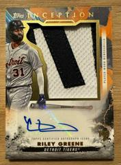Riley Greene [Orange] #IAJP-RG Baseball Cards 2023 Topps Inception Autograph Jumbo Patch Prices