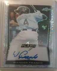 Wander Franco #BA-WF1 Baseball Cards 2018 Leaf Flash Autographs Prices
