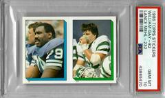 William Gay, Lance Mehl Football Cards 1986 Topps Stickers Prices