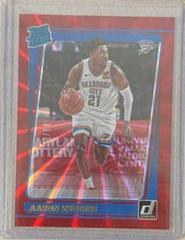 Aaron Wiggins [Red Laser] #241 Basketball Cards 2021 Panini Donruss Prices