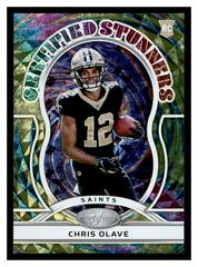 Chris Olave Football Cards 2022 Panini Certified Stunners Prices