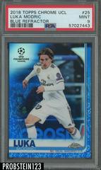 Luka Modric [Blue Refractor] Soccer Cards 2018 Topps Chrome UEFA Champions League Prices