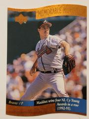 Greg Maddux Baseball Cards 1997 Upper Deck Memorable Moments Prices