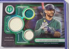 Julio Rodriguez [Green] #TTR-JR Baseball Cards 2024 Topps Tribute Triple Relic Prices