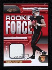 Desmond Ridder [Gold] #RF-4 Football Cards 2022 Panini Absolute Rookie Force Prices