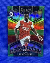Bukayo Saka [Green] #1 Soccer Cards 2022 Panini Select Premier League Equalizers Prices