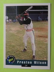 Preston Wilson Baseball Cards 1992 Classic Draft Picks Prices