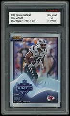 Skyy Moore Football Cards 2022 Panini Instant Draft Night Prices