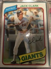 Jack Clark #167 Baseball Cards 1980 Topps Prices