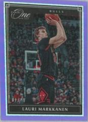 Lauri Markkanen [Purple] #34 Basketball Cards 2019 Panini One and One Prices
