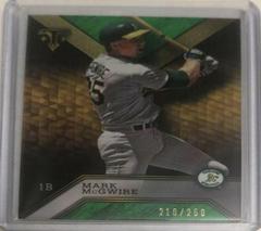 Mark McGwire [Emerald] #5 Baseball Cards 2016 Topps Triple Threads Prices