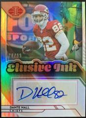 Dante Hall [Red] #EI-DH Football Cards 2022 Panini Illusions Elusive Ink Autographs Prices