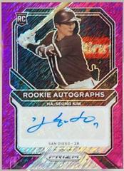 Ha Seong Kim [Shimmer Prizm] #RA-HK Baseball Cards 2021 Panini Prizm Rookie Autographs Prices
