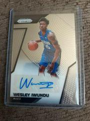 Wesley Iwundu Basketball Cards 2017 Panini Prizm Rookie Signatures Prices