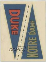 Duke [Notre Dame] Football Cards 1960 Fleer College Pennant Decals Prices