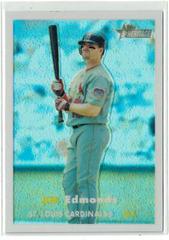 Jim Edmonds [Chrome Black Refractor] #71 Baseball Cards 2006 Topps Heritage Chrome Prices