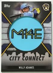 Willy Adames [Black] #CC-WA Baseball Cards 2023 Topps City Connect Commemorative Patch Prices