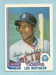 Lou Whitaker #39 Baseball Cards 1982 O Pee Chee Prices