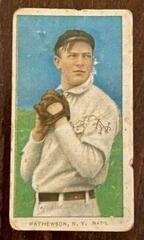 Christy Mathewson [Dark Cap] Baseball Cards 1909 T206 Polar Bear Prices