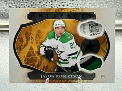Jason Robertson [Horizontal Material Black] #130 Hockey Cards 2023 Upper Deck Artifacts Prices