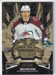 Ben Meyers [Gold] #F-34 Hockey Cards 2022 SPx Finite Rookies Prices
