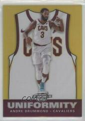 Andre Drummond [Gold] #8 Basketball Cards 2019 Panini Contenders Optic Uniformity Prices