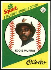 Eddie Murray #15 Baseball Cards 1981 Squirt Prices
