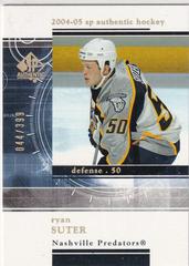 Ryan Suter Hockey Cards 2004 SP Authentic Rookie Redemption Prices