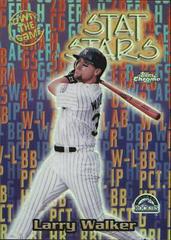 Larry Walker [Refractor] #OTG13 Baseball Cards 2000 Topps Chrome Own the Game Prices