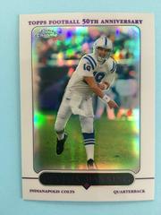 Peyton Manning [Refractor] #136 Football Cards 2005 Topps Chrome Prices