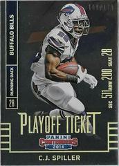 C.J. Spiller [Playoff Ticket] #12 Football Cards 2014 Panini Contenders Prices