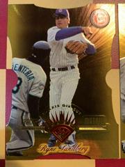 Ryne Sandberg [Die Cut] #205 Baseball Cards 1997 Leaf Fractal Matrix Prices