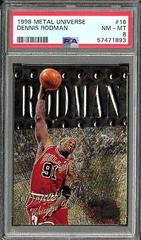 Dennis Rodman #16 Basketball Cards 1998 Metal Universe Prices