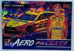Joey Logano [Cracked Ice] #AERO12 Racing Cards 2021 Panini Donruss Nascar Aero Package Prices