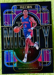 Ausar Thompson [Purple] #1 Basketball Cards 2023 Panini Recon The Mighty Prices