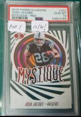 Josh Jacobs [Red] Football Cards 2019 Panini Illusions Mystique Prices