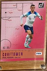 Phil Foden [Pink] Soccer Cards 2022 Panini Donruss Craftsmen Prices