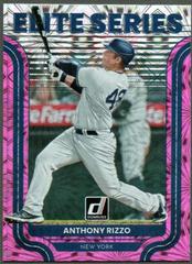 Anthony Rizzo [Pink Fireworks] #ES-1 Baseball Cards 2022 Panini Donruss Elite Series Prices