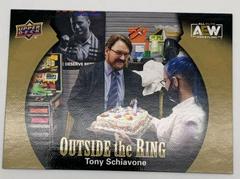 Tony Schiavone [Gold] Wrestling Cards 2022 Upper Deck AEW Outside the Ring Prices
