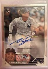 Anthony Volpe Baseball Cards 2023 Topps Chrome Update Autographs Prices