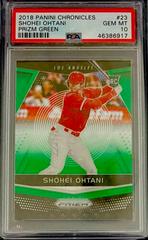 Shohei Ohtani [Green] #23 Baseball Cards 2018 Panini Chronicles Prizm Prices
