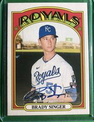 Brady Singer Real One Autographs #ROA-BS Baseball Cards 2021 Topps Heritage Real One Autographs Prices