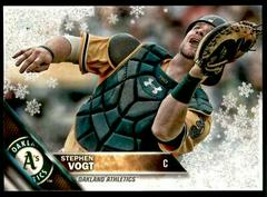 Stephen Vogt [Metallic Snowflake] Baseball Cards 2016 Topps Holiday Prices