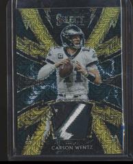 Carson Wentz [Sparks Gold Prizm] Football Cards 2020 Panini Select Sparks Prices
