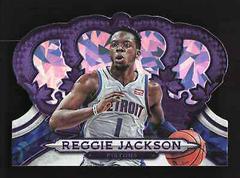 Reggie Jackson [Crystal Purple] Basketball Cards 2018 Panini Crown Royale Prices