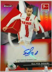 Ellyes Skhiri [Red Refractor] Soccer Cards 2020 Topps Finest Bundesliga Autographs Prices