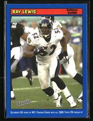 Ray Lewis Football Cards 2005 Bazooka Prices