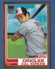 Cal Ripken Jr. [1982 Reprint Gold] Baseball Cards 2001 Topps Traded Prices